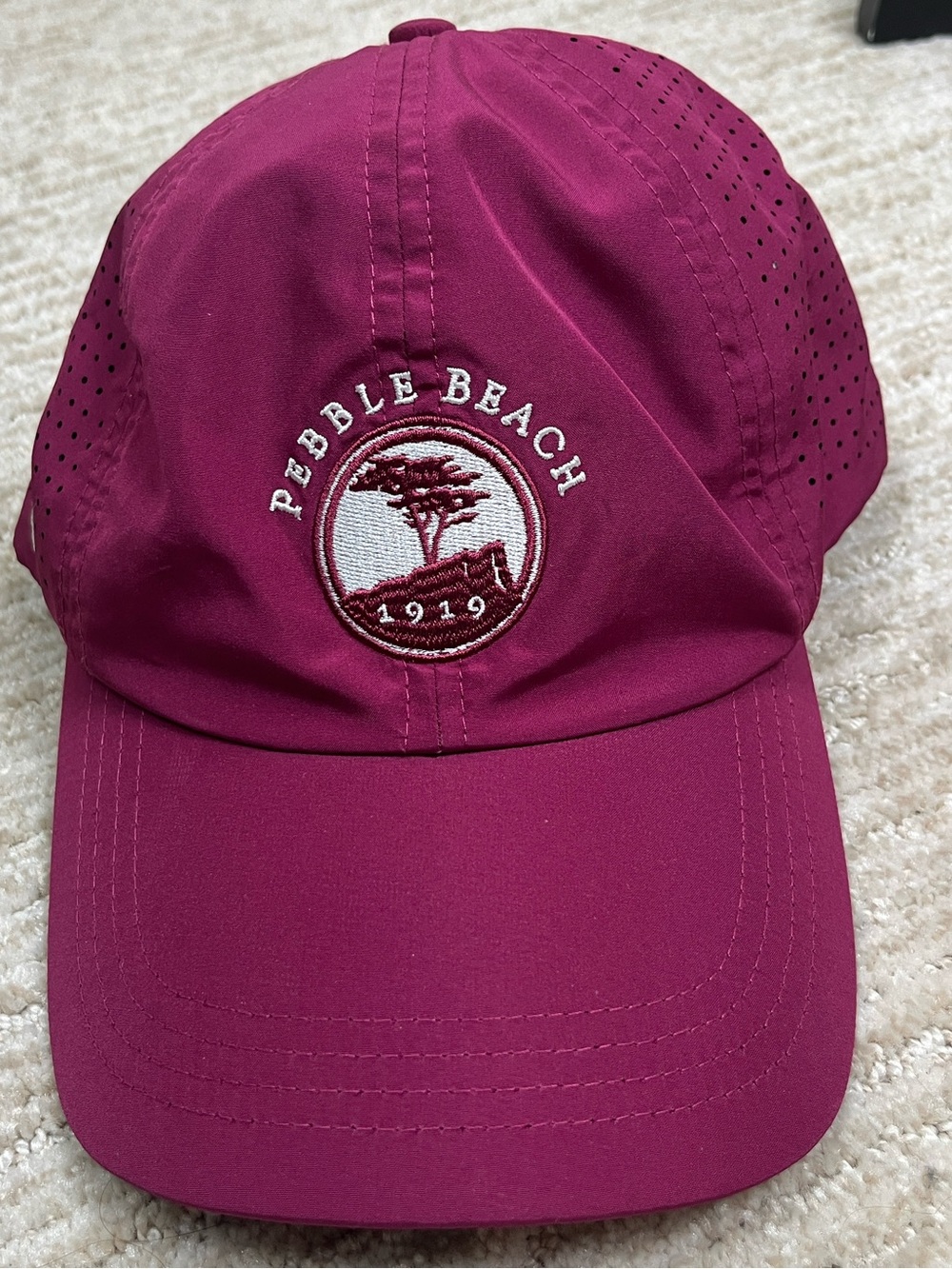 Vimhue Cap Sun CapGoddess Pebble Beach Berry Pink Magenta Performance UPF 50+